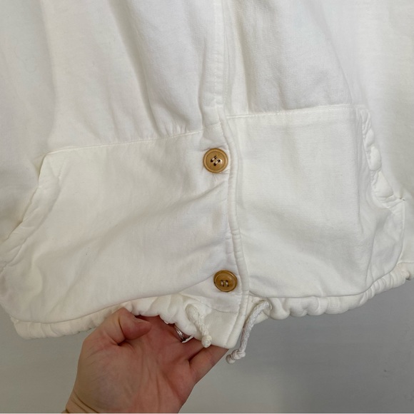 Vintage 90s BOCA AUTHENTIC Oversized White Cotton Hoodie Sweatshirt OS XXL - Picture 6 of 16